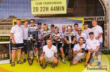 Das Team Frankenburg bei der Siegerehrung (Foto: Erwin Preuner) am Dienstag, 18. August 2015