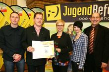 Landesrätin Doris Hummer übergab der Marktgemeinde Frankenburg die Auszeichnung „Junge Gemeinde“